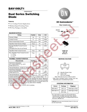 BAV199LT1G datasheet  